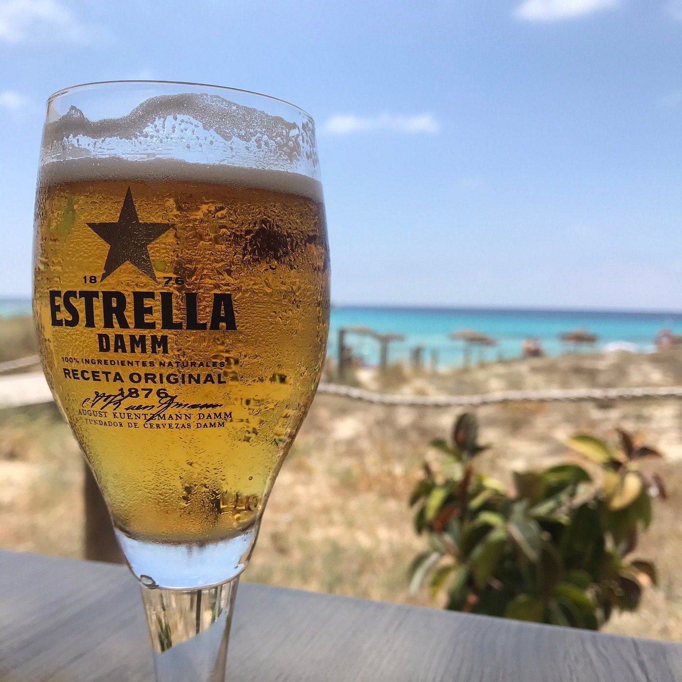 A cold beer on the terrace