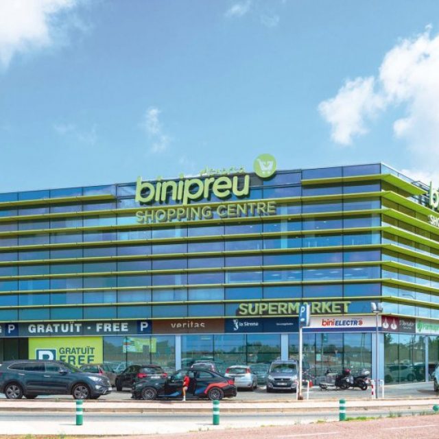 The Binipreu Shopping Centre building in Maó