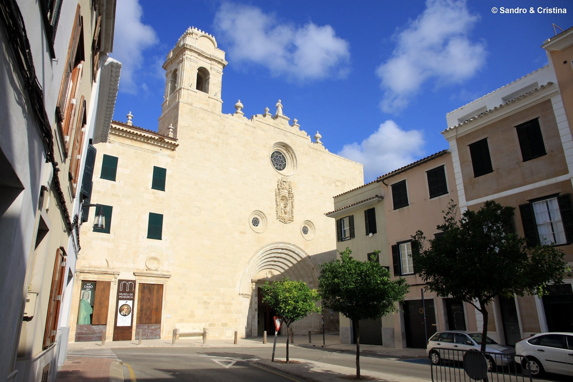 The facade of the Church of Sant Francesc, Maó
