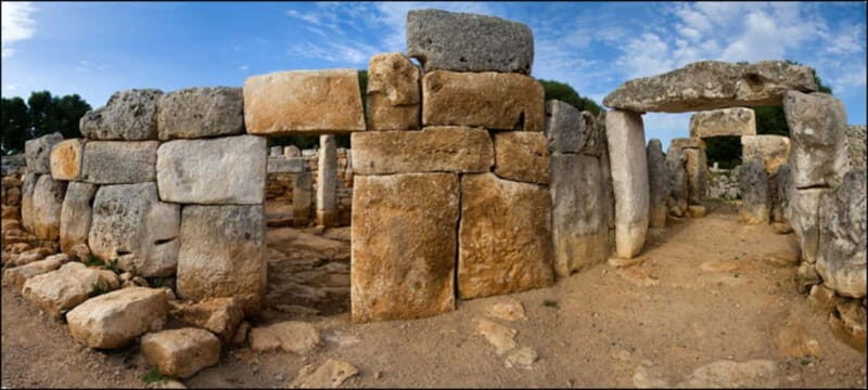 The Talayotic stone settlement of Torre d'en Galmés