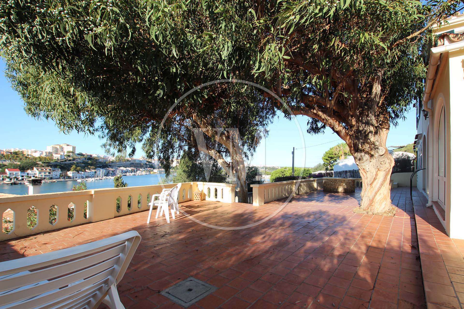 Villa Terrace Looking West 7587 Mahon Menorca